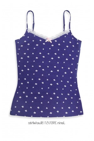 Майка 15/1093 Janin blue/white